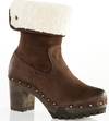 Winter Clogs mit Fellkragen zum Krempeln 